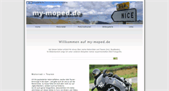 Desktop Screenshot of my-moped.de