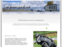 Tablet Screenshot of my-moped.de